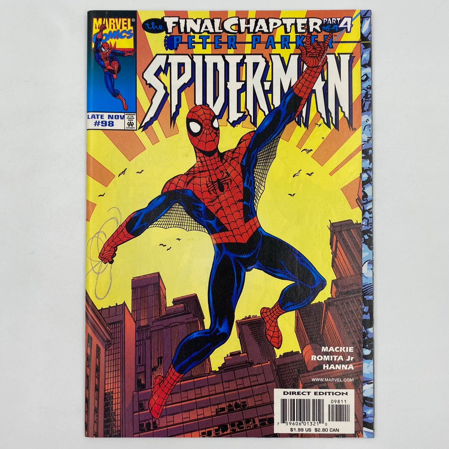 Spider-Man The Final Chapter: Amazing Spider-Man #441, Peter Parker Spider-Man #97-98, Spectacular Spider-Man #263 (1998) Marvel