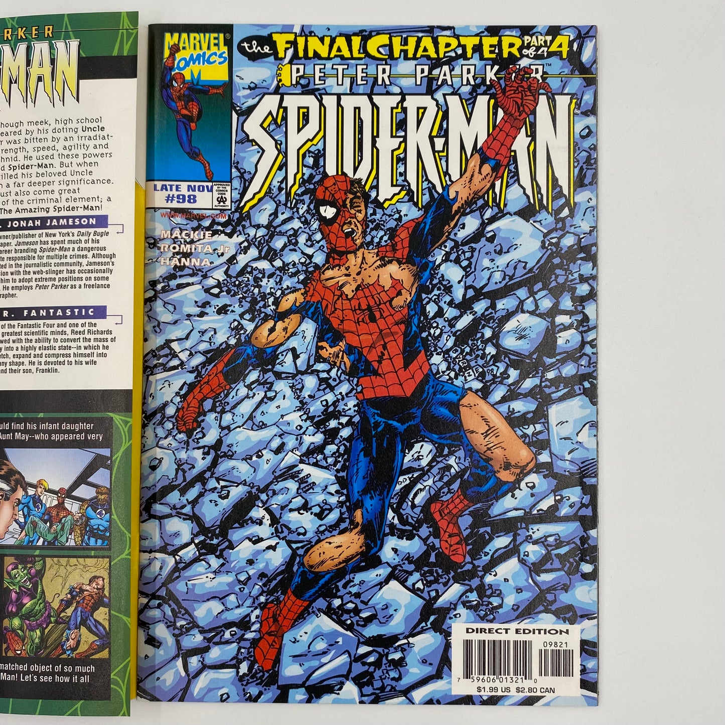 Spider-Man The Final Chapter: Amazing Spider-Man #441, Peter Parker Spider-Man #97-98, Spectacular Spider-Man #263 (1998) Marvel