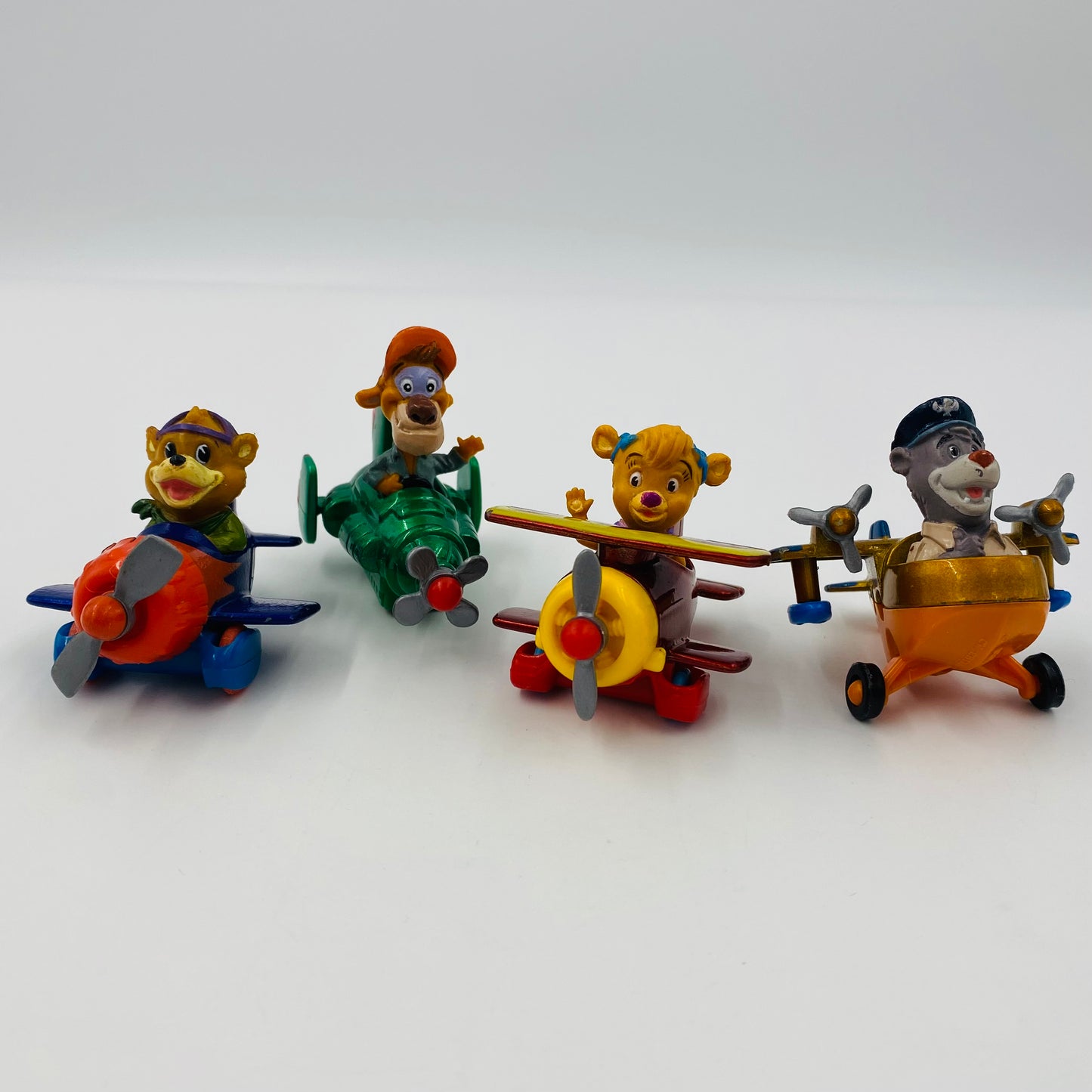 Tail Spin complete set of 4 McDonald's Happy Meal toys (1990) loose