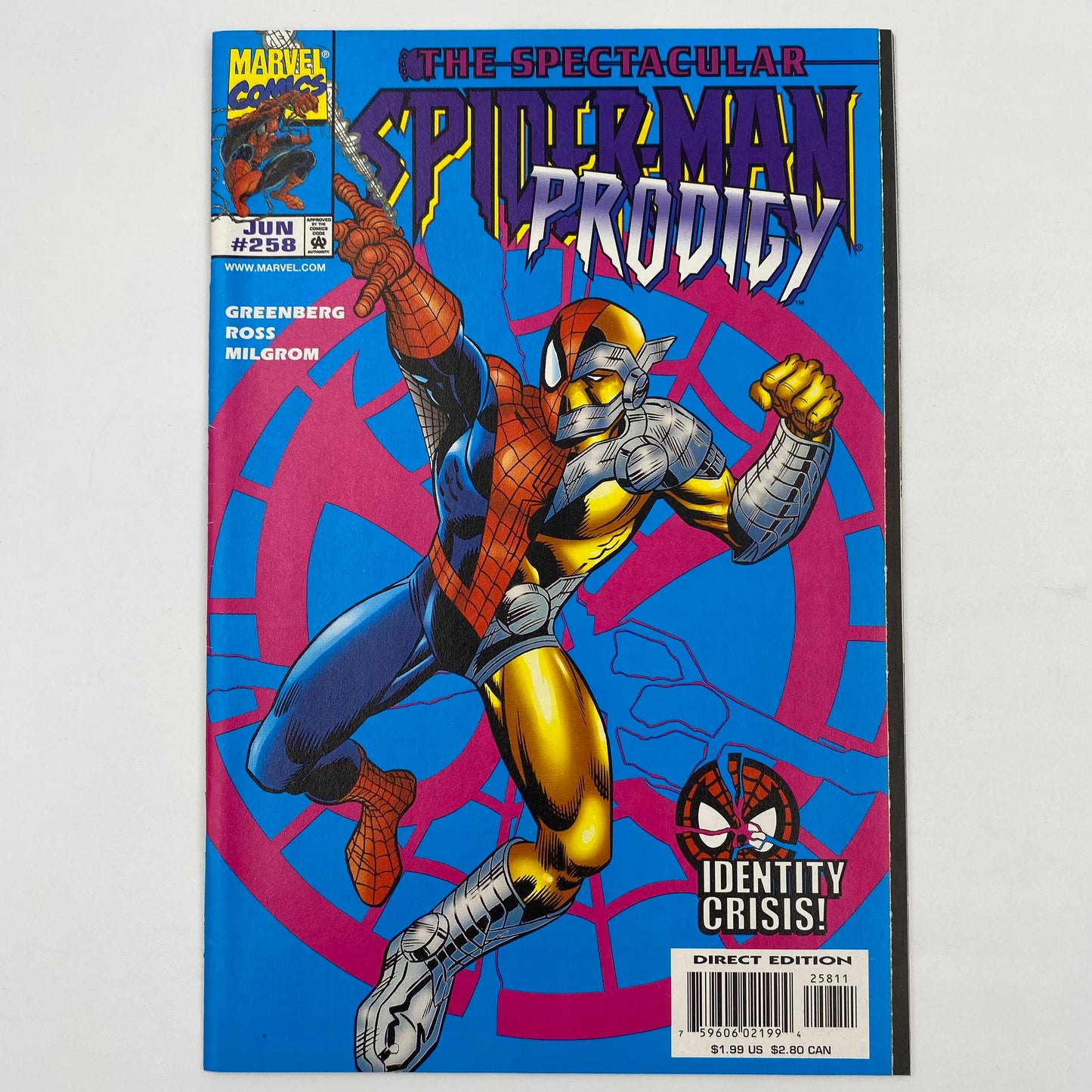 Spider-Man Identity Crisis: Amazing Spider-Man #433-435, Sensational Spider-Man #26-28, Peter Parker Spider-Man #90-92, Spectacular Spider-Man 256-258 (1998) Marvel