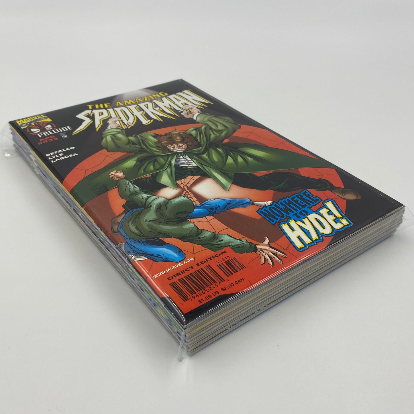 Spider-Man Identity Crisis: Amazing Spider-Man #433-435, Sensational Spider-Man #26-28, Peter Parker Spider-Man #90-92, Spectacular Spider-Man 256-258 (1998) Marvel