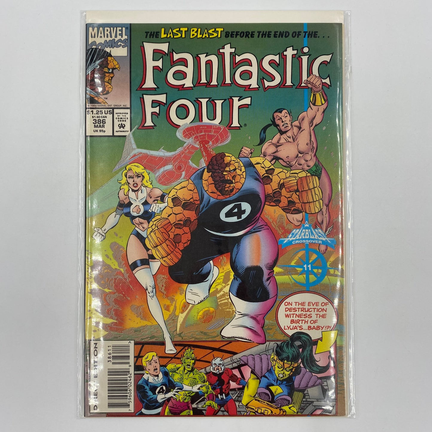 Fantastic Four #386 Starblast part 11 (1994) Marvel