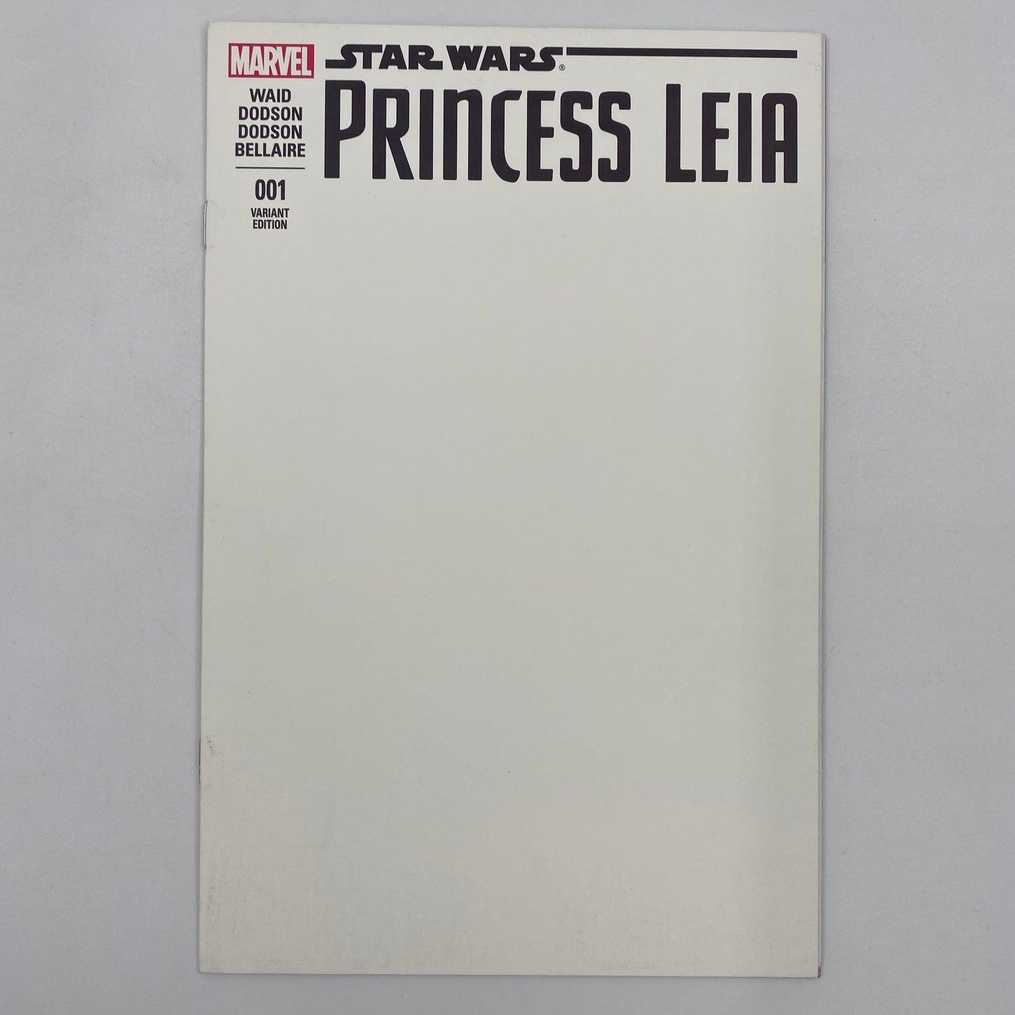 Star Wars Princess Leis #1I blank cover (2015) Marvel