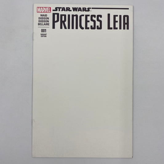 Star Wars Princess Leis #1I blank cover (2015) Marvel