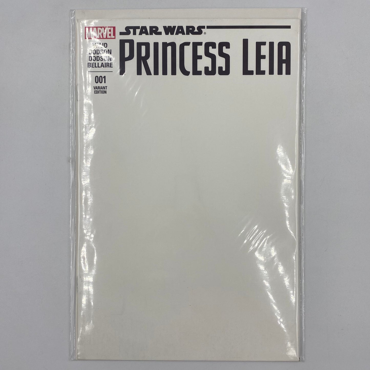 Star Wars Princess Leis #1I blank cover (2015) Marvel