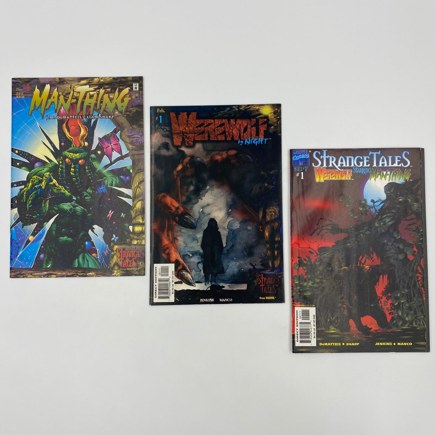 Strange Tales FUN PACK starring Man-Thing & Werewolf by Night: Man-Thing #1-8 (1997-1998), Werewolf by Night #1-6 (1997-1998), Strange Tales #1-2 (1998) Marvel