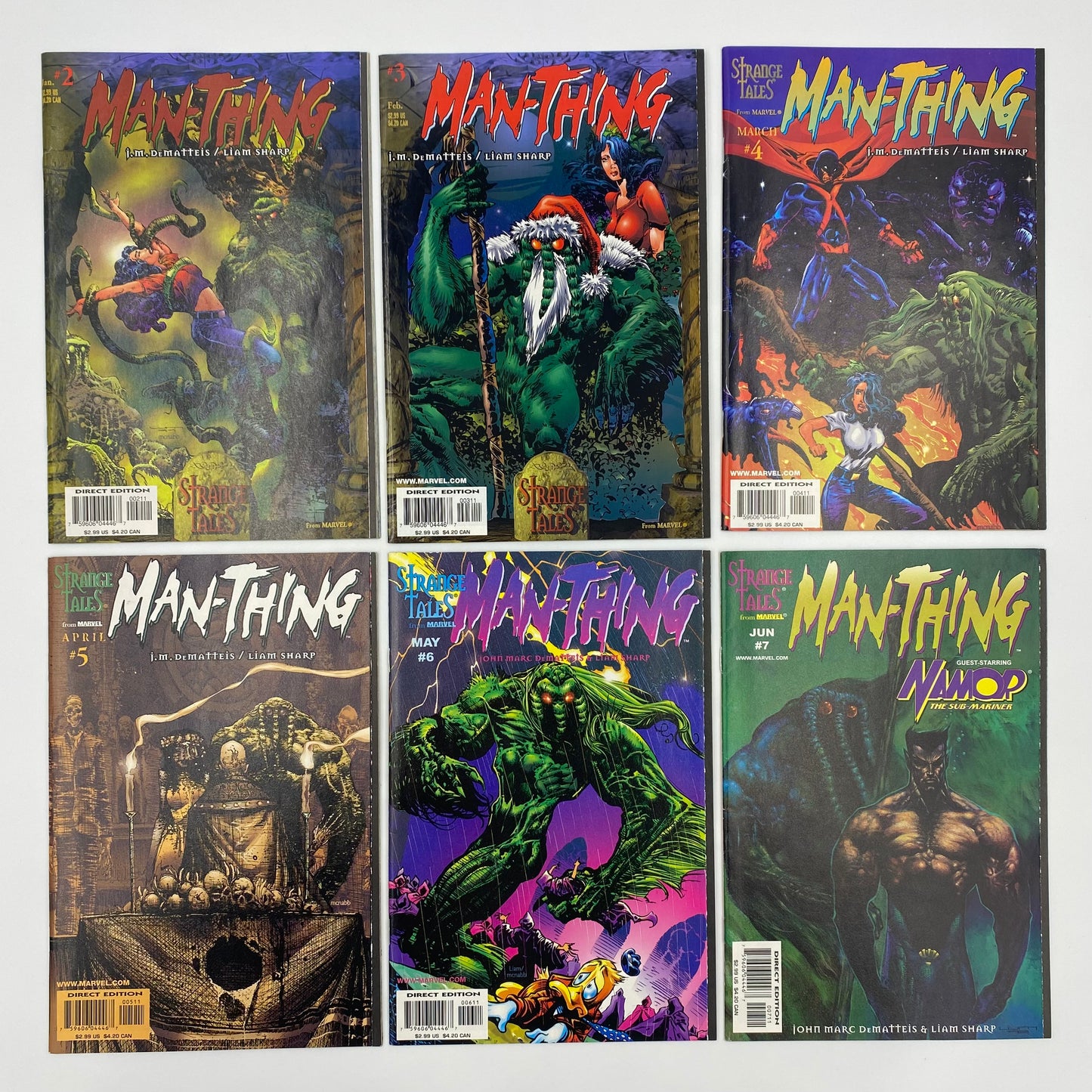 Strange Tales FUN PACK starring Man-Thing & Werewolf by Night: Man-Thing #1-8 (1997-1998), Werewolf by Night #1-6 (1997-1998), Strange Tales #1-2 (1998) Marvel