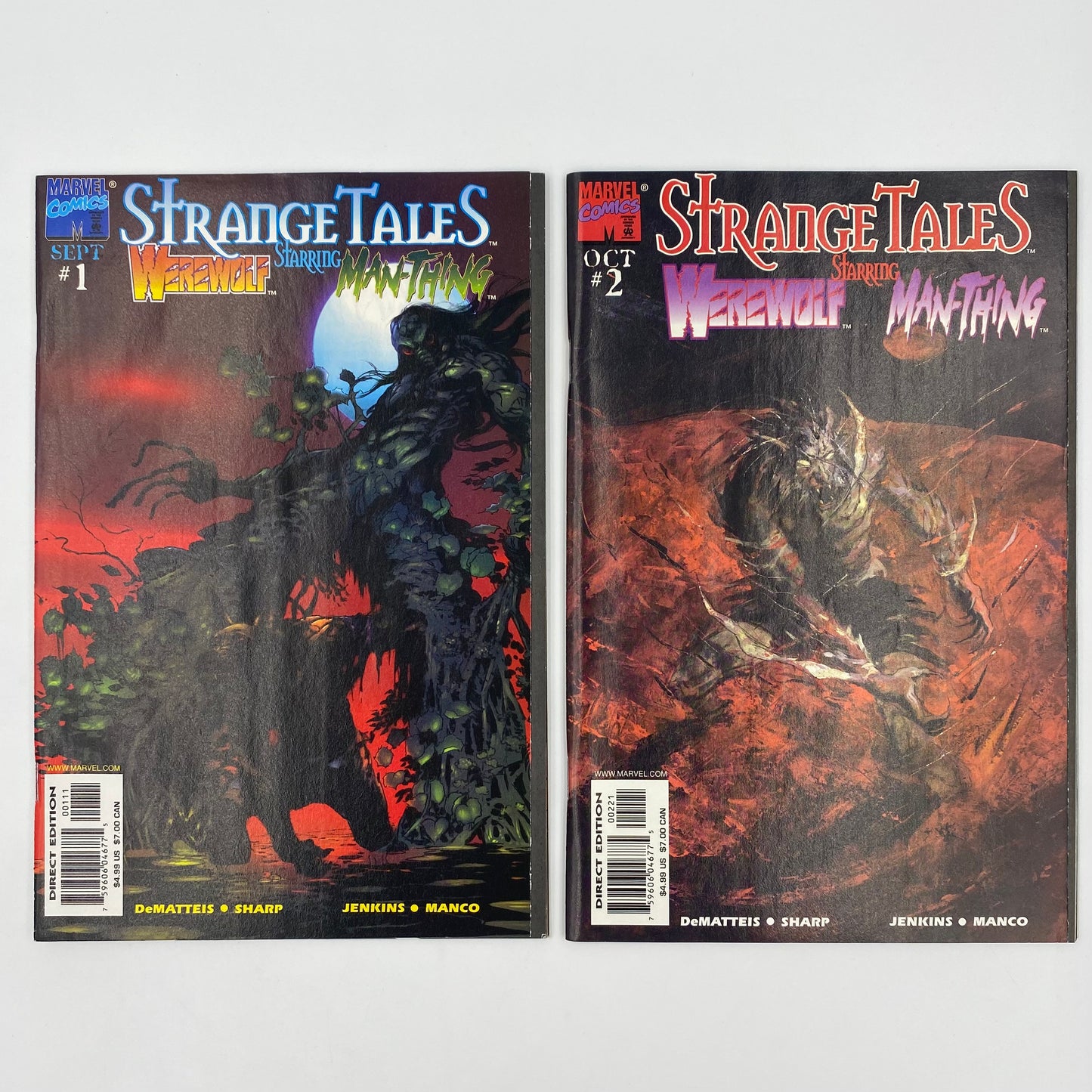 Strange Tales FUN PACK starring Man-Thing & Werewolf by Night: Man-Thing #1-8 (1997-1998), Werewolf by Night #1-6 (1997-1998), Strange Tales #1-2 (1998) Marvel