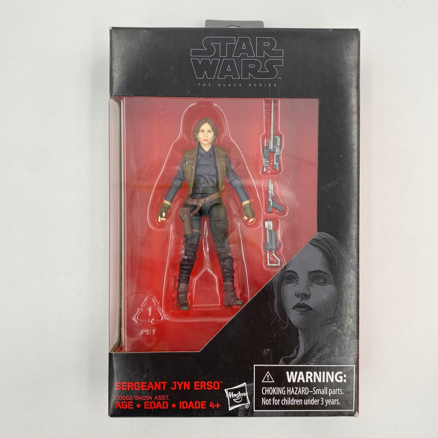 Star Wars The Black Series Sergeant Jyn Erso boxed 3.75” action figure (2016) Hasbro