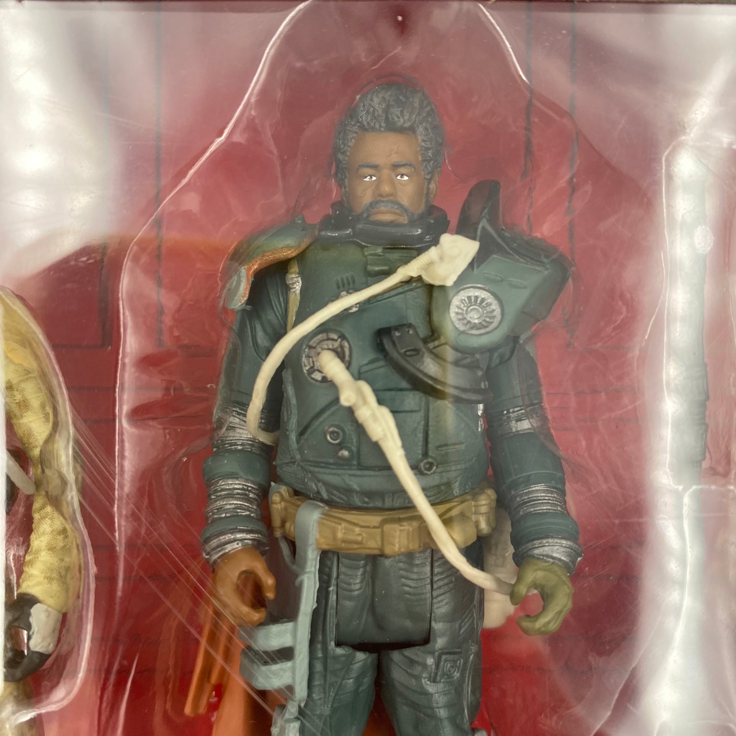 Star Wars Rogue One Jedha Revolt Sergeant Jyn Erso, Imperial Hovertank Pilot, Edrio Two Tubes & Saw Gerrera 3.75” boxed action figures (2016) Hasbro