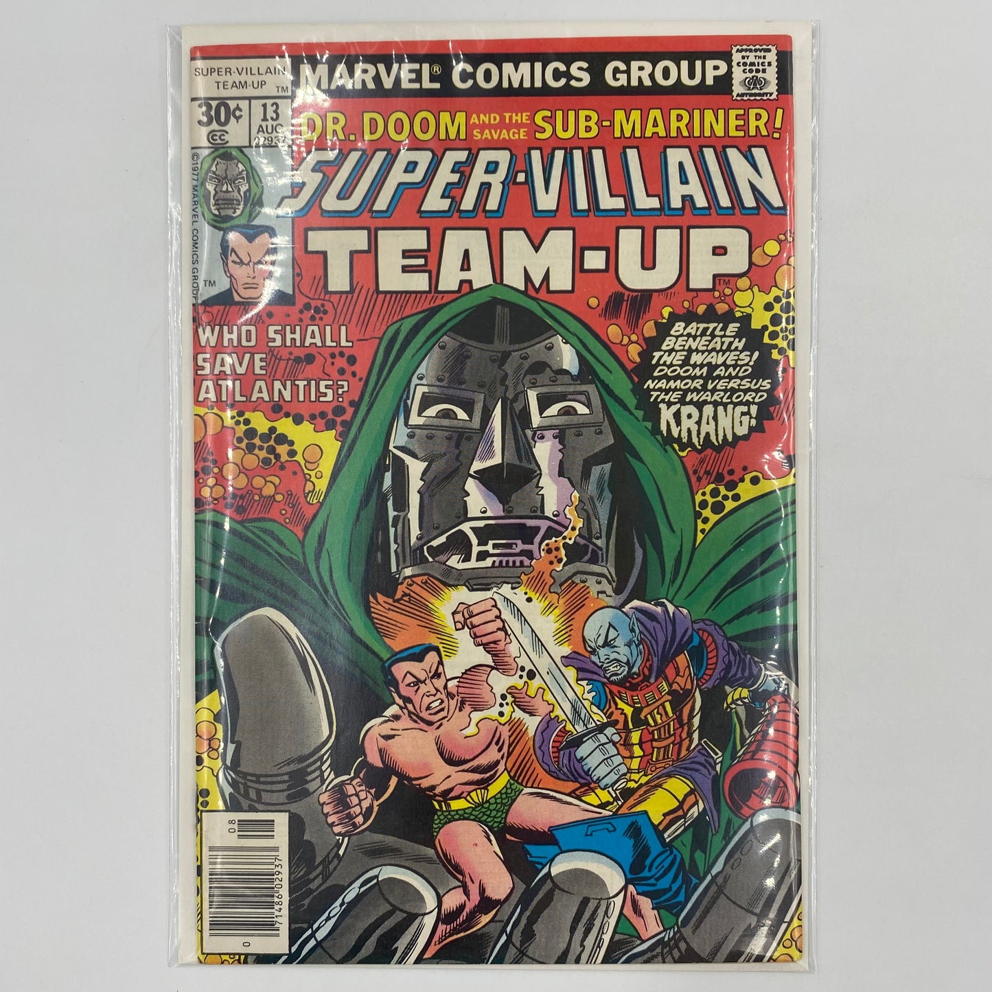 Super-Villain Team-Up #13 "When Walks The Warlord!” (1977) Marvel