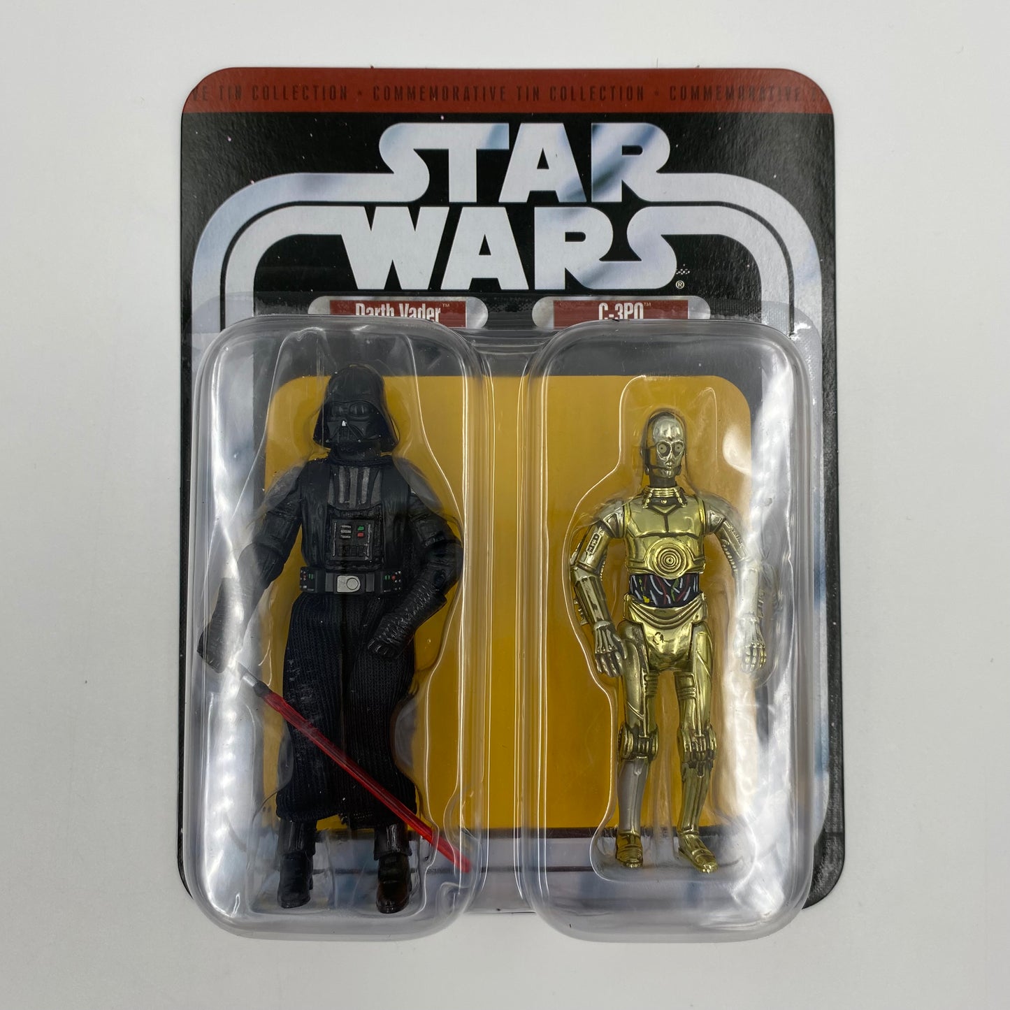 Star Wars A New Hope Episode IV Commemorative Tin Collection carded 3.75” action figures in tin box (2006) Hasbro