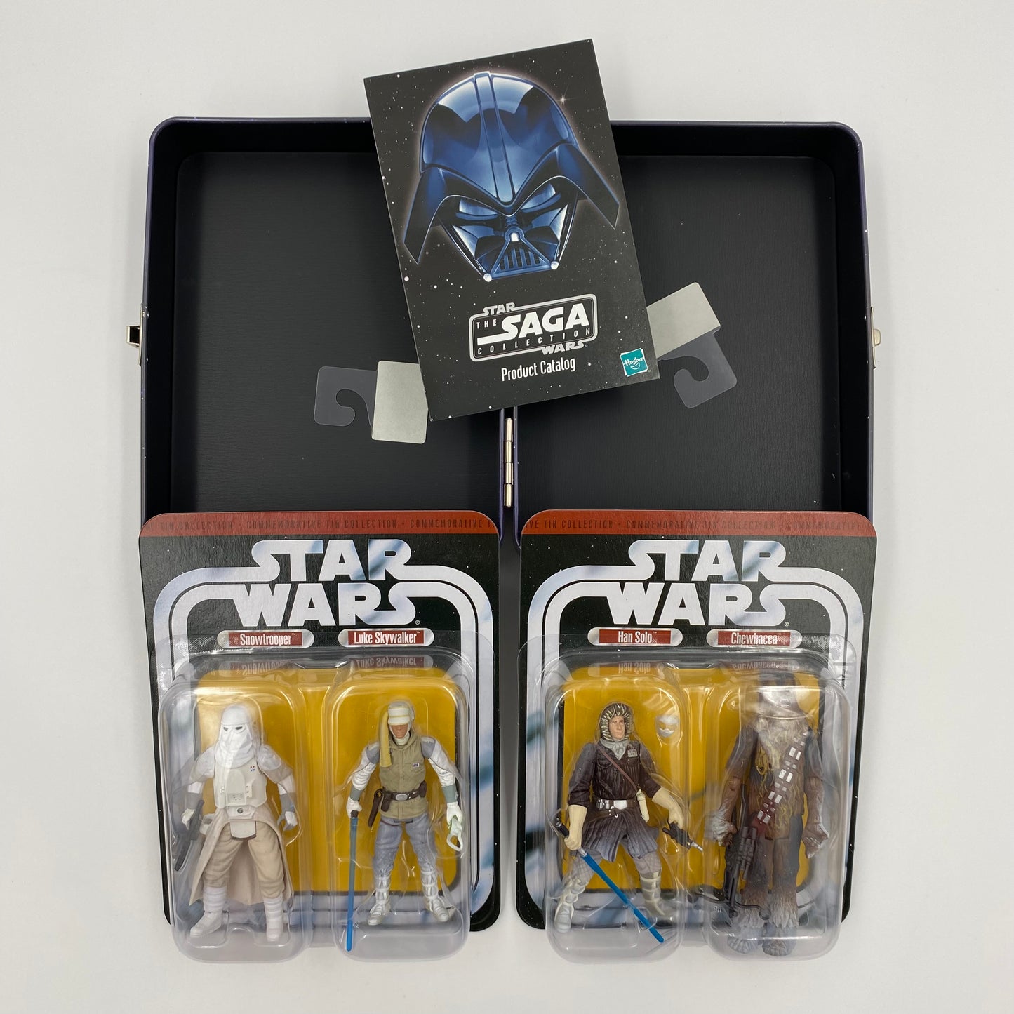 Star Wars The Empire Strikes Back Episode V Commemorative Tin Collection carded 3.75” carded action figures in tin box (2006) Hasbro