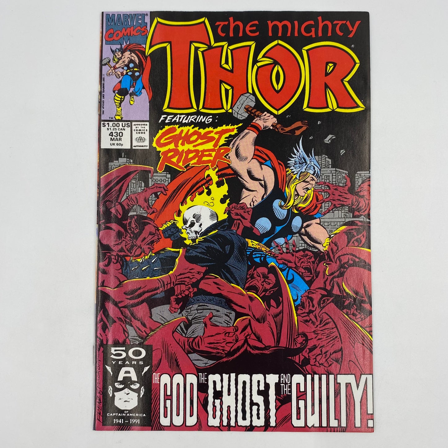 Thor #430 “The God, the Ghost, and the Guilty!” (1991) Marvel