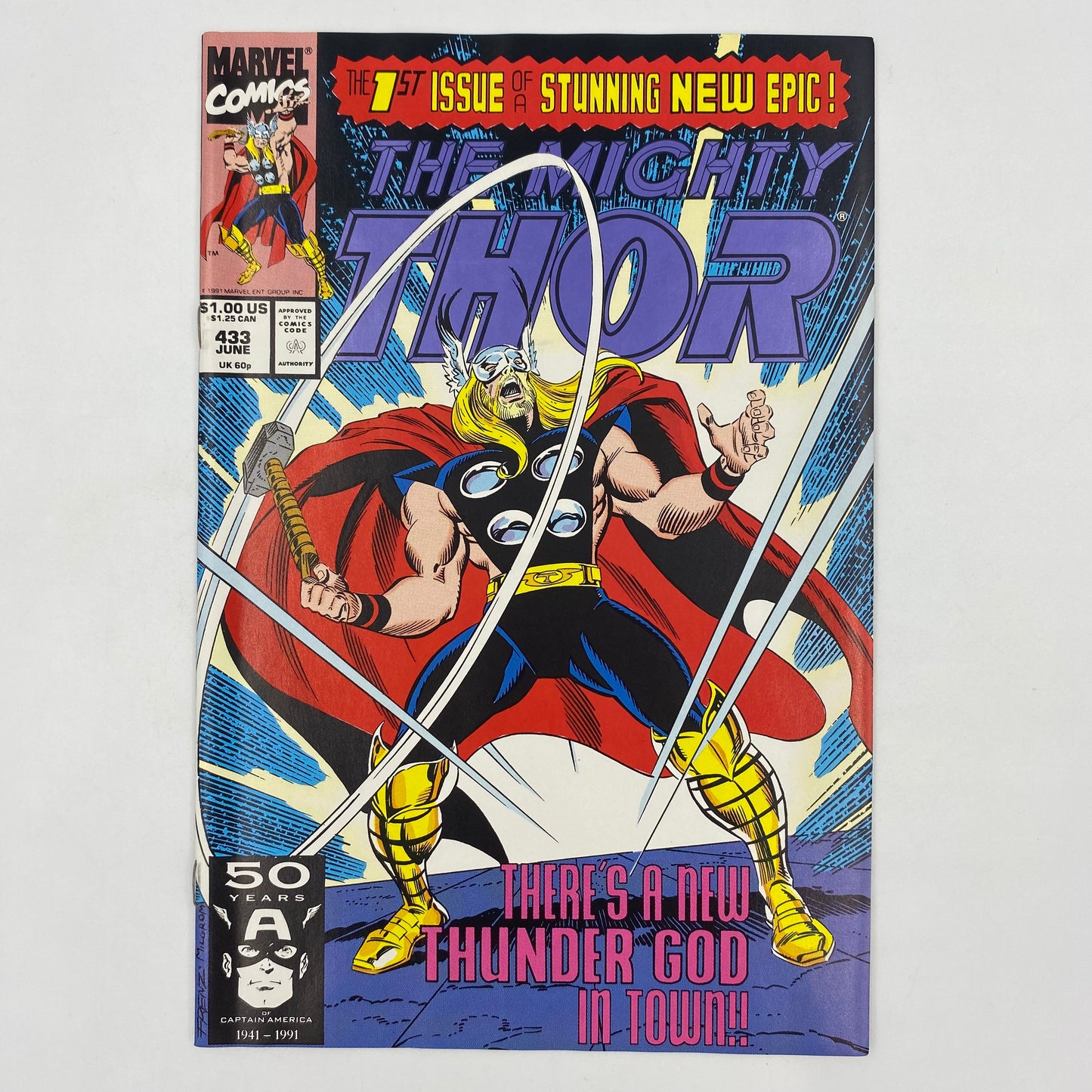 Thor #433 "Whosoever Holds This Hammer,” (1991) Marvel