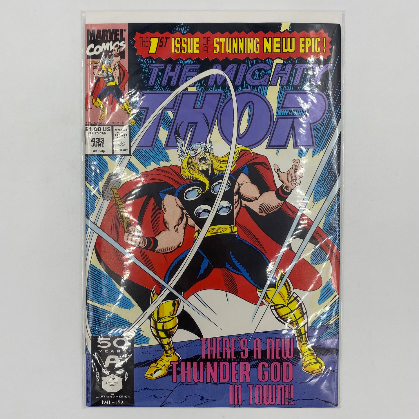 Thor #433 "Whosoever Holds This Hammer,” (1991) Marvel