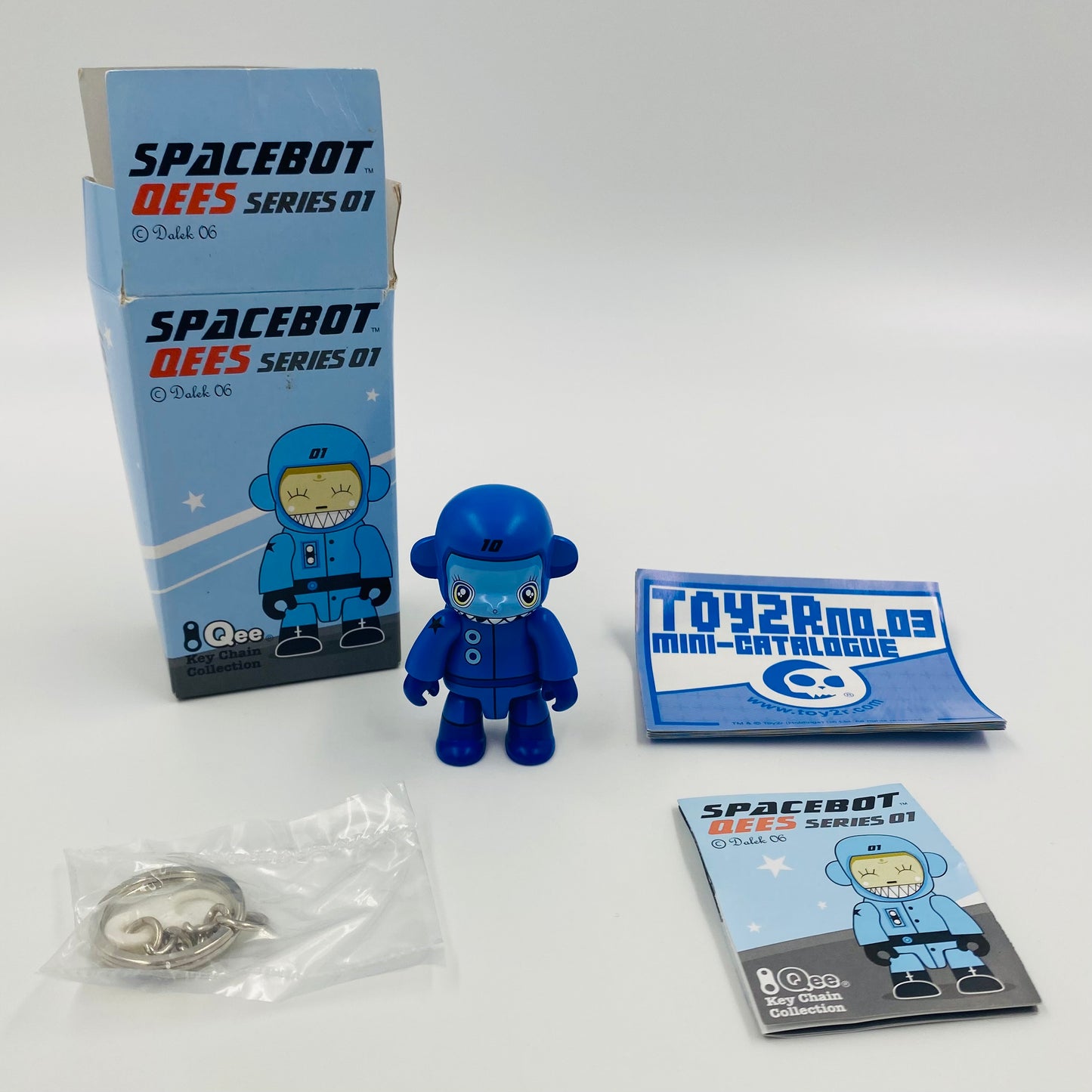 Spacebot Qees by Dalek 2.5” keychain (2006) Toy2R