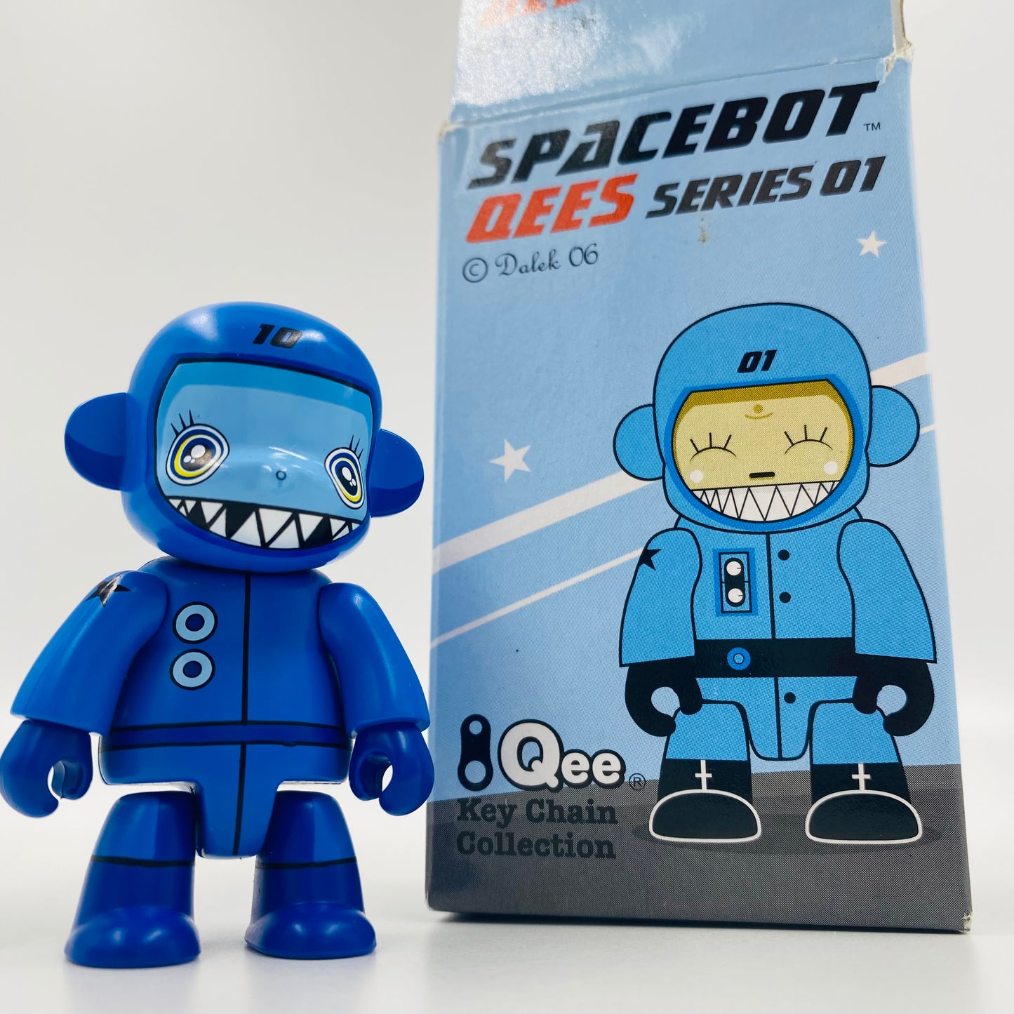 Spacebot Qees by Dalek 2.5” keychain (2006) Toy2R