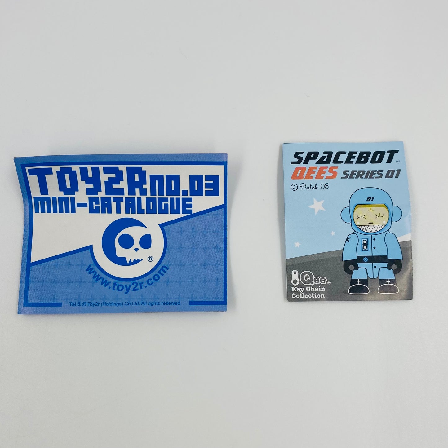 Spacebot Qees by Dalek 2.5” keychain (2006) Toy2R