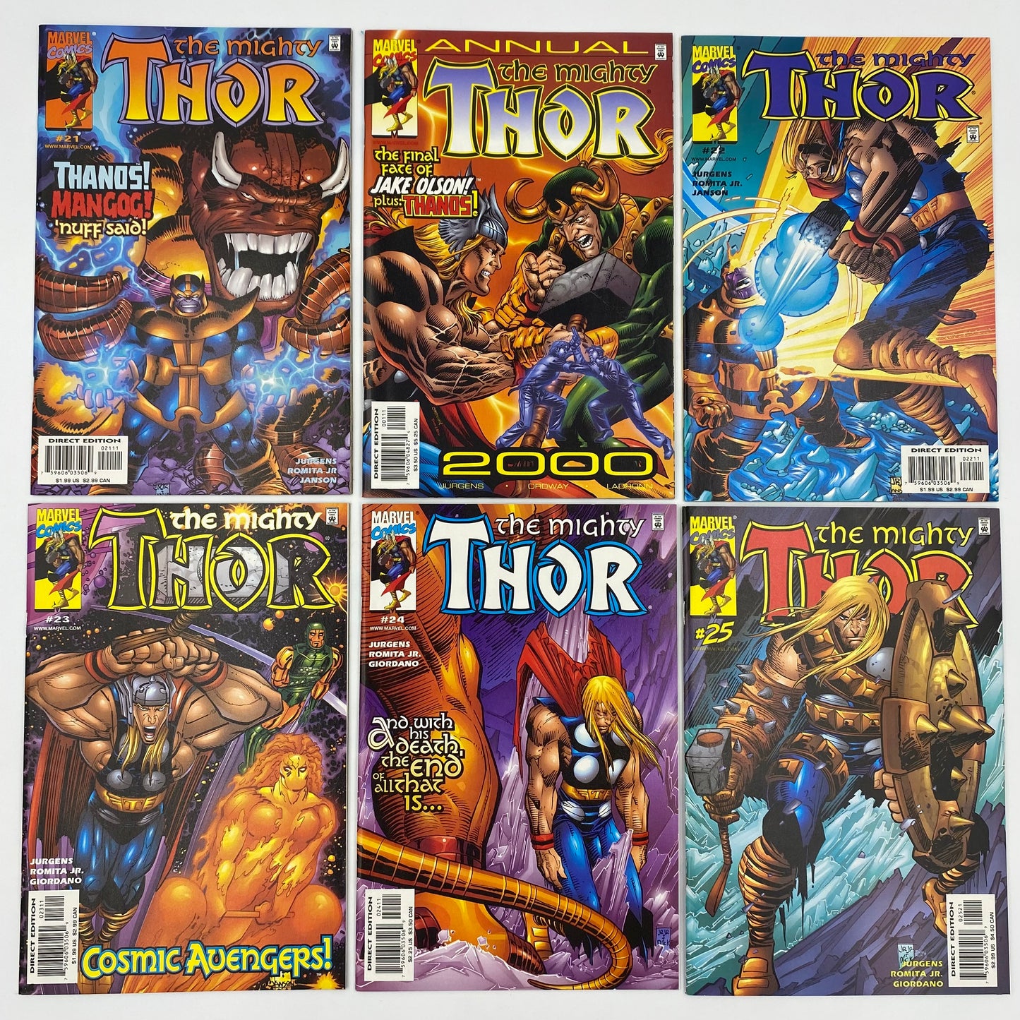 Thor #21-25 & annual 2000 (2000) Marvel