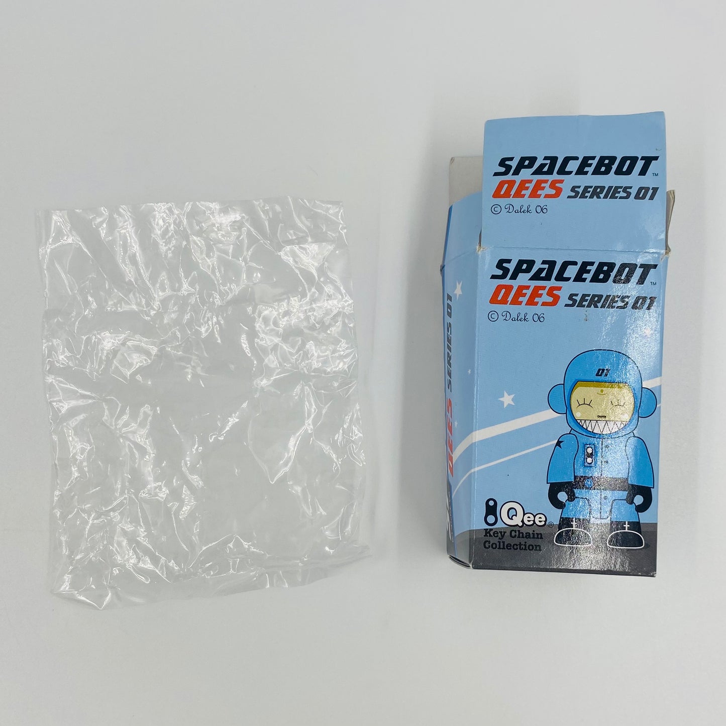 Spacebot Qees by Dalek 2.5” keychain (2006) Toy2R