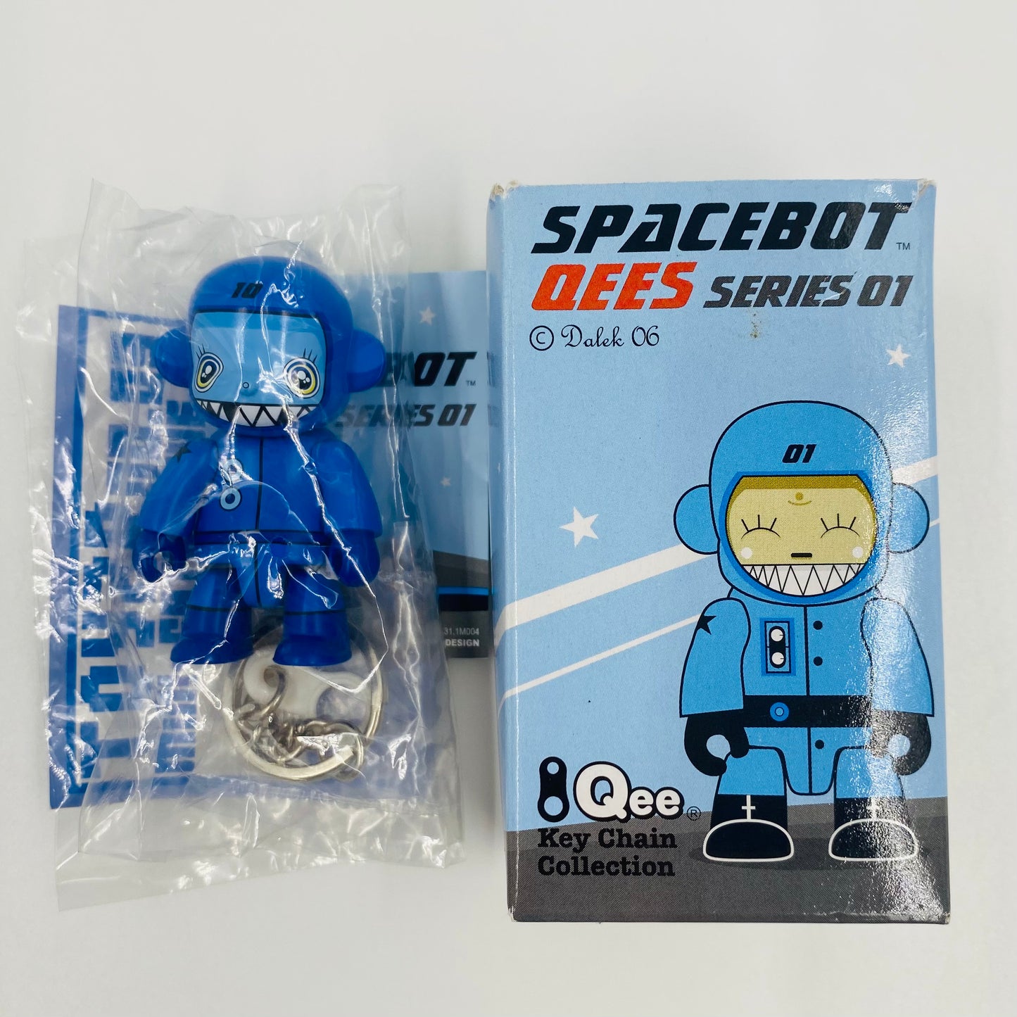 Spacebot Qees by Dalek 2.5” keychain (2006) Toy2R