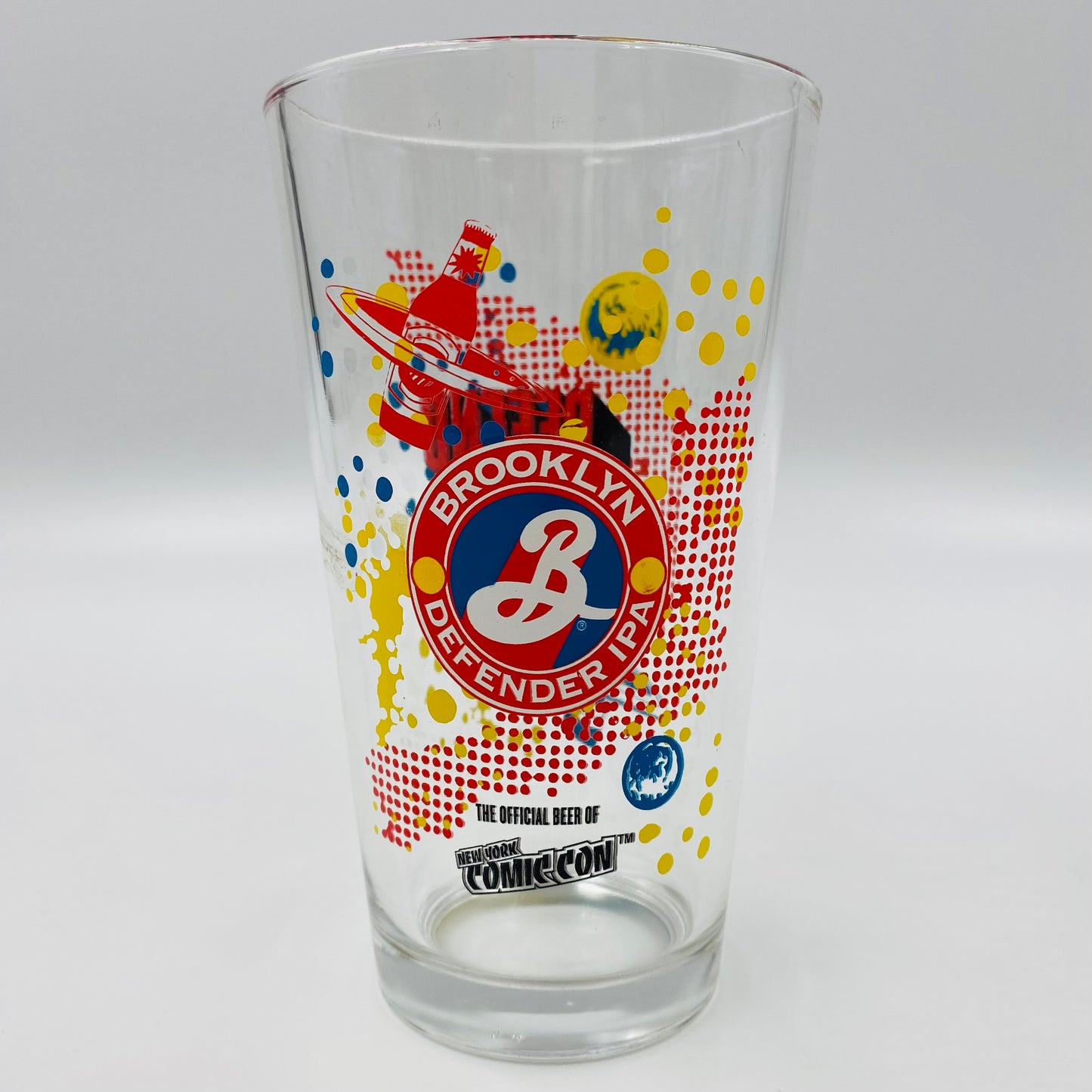 Brooklyn Defender IPA 16oz glass