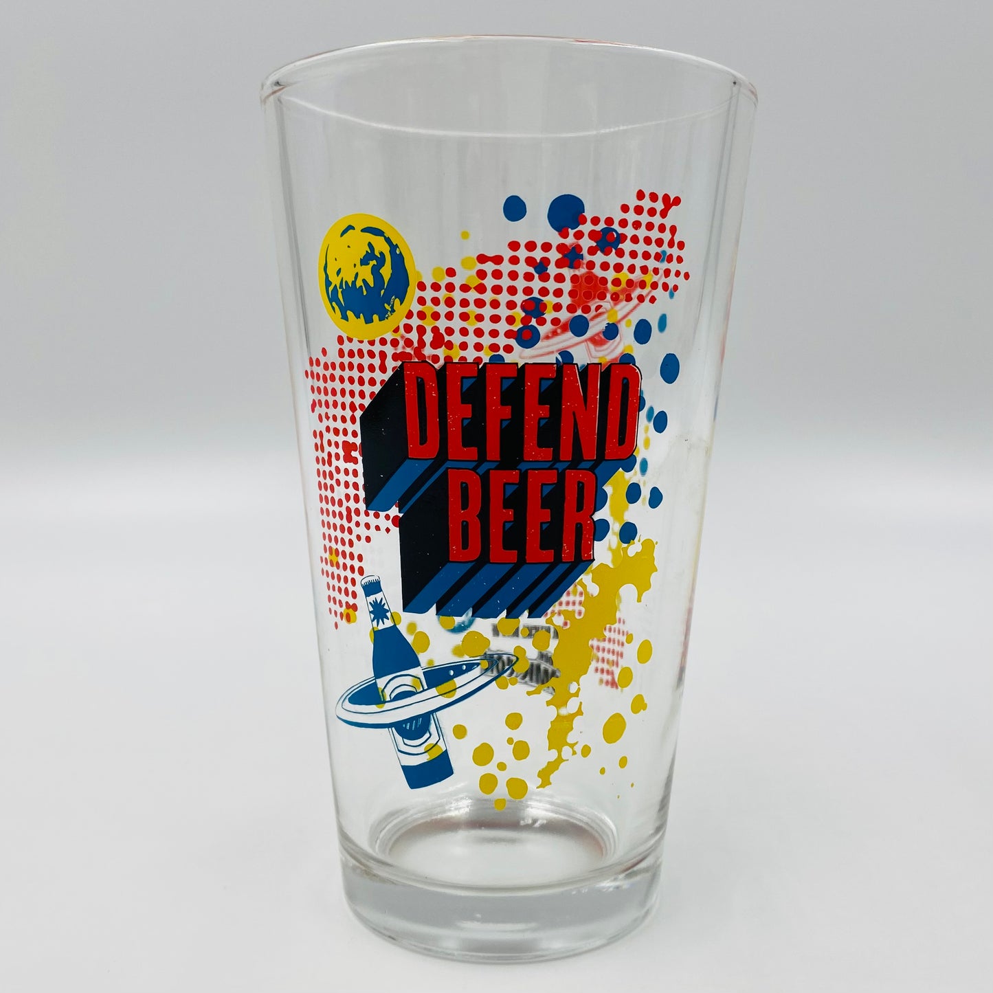 Brooklyn Defender IPA 16oz glass