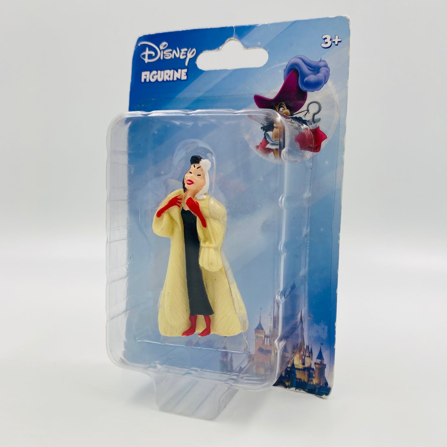 101 Dalmations Cruella De Vil carded 2.5“ figurine (2016) Beverly Hills Teddy Bear Company