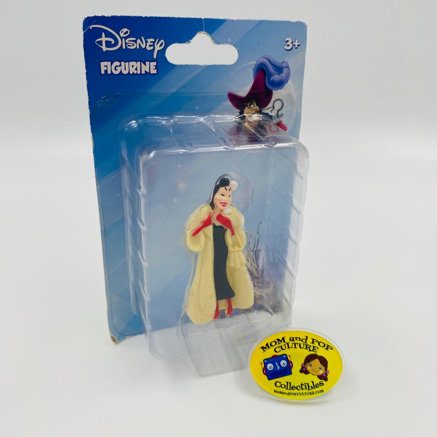 101 Dalmations Cruella De Vil carded 2.5“ figurine (2016) Beverly Hills Teddy Bear Company