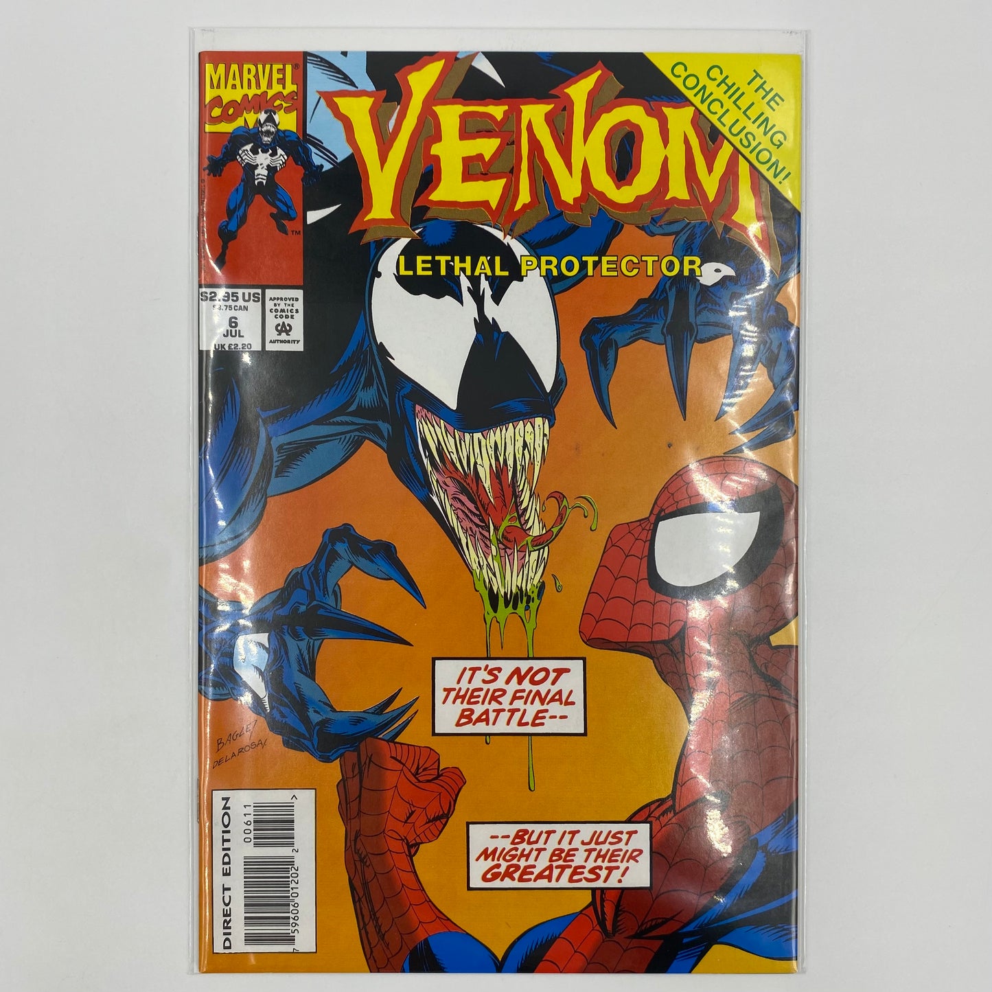 Venom Lethal Protector #6 (1993) Marvel