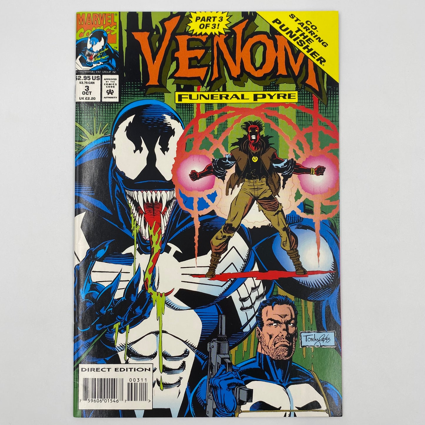 Venom Funeral Pyre #3 (1993) Marvel