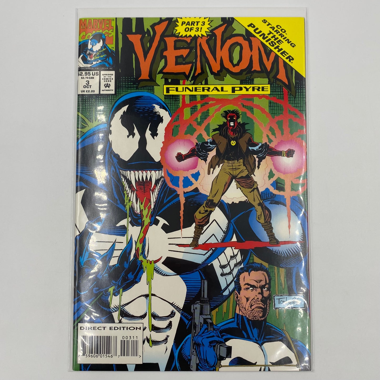 Venom Funeral Pyre #3 (1993) Marvel