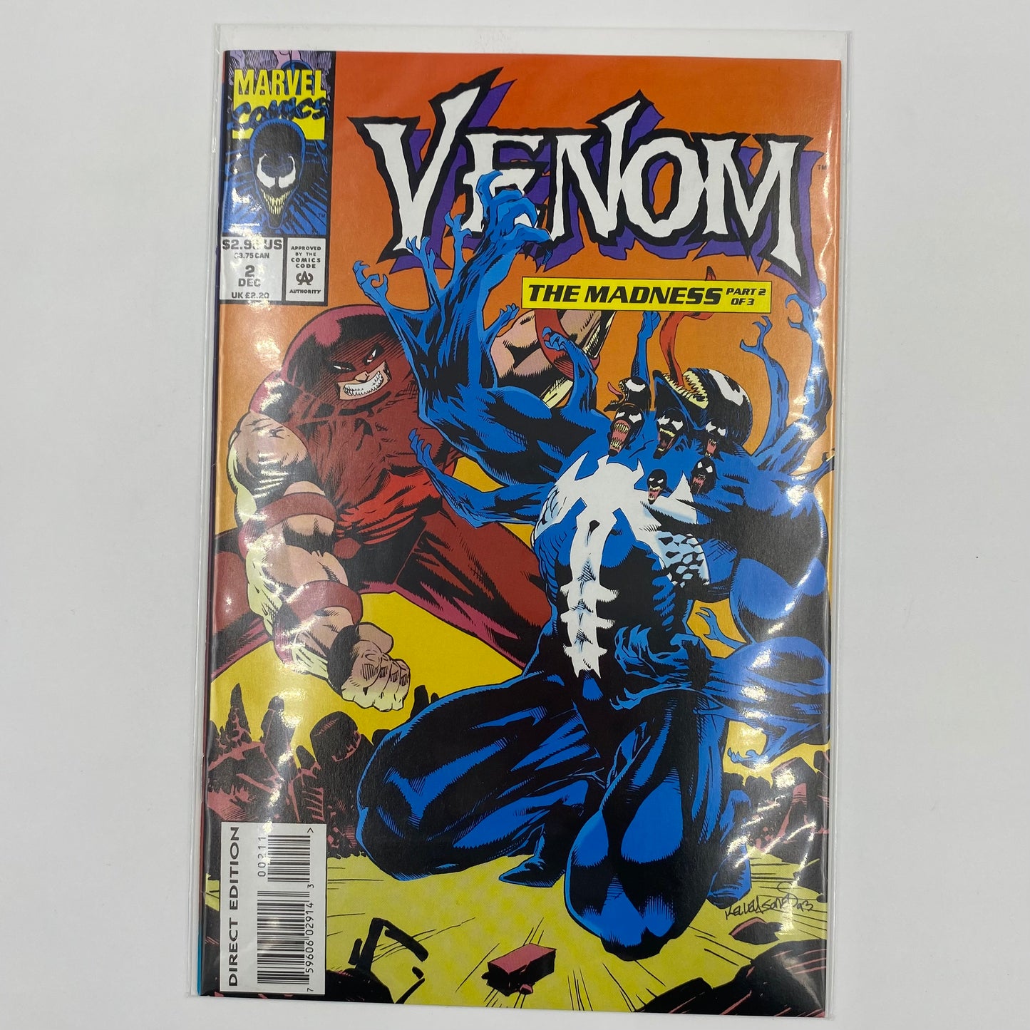 Venom The Madness #2 (1993) Marvel