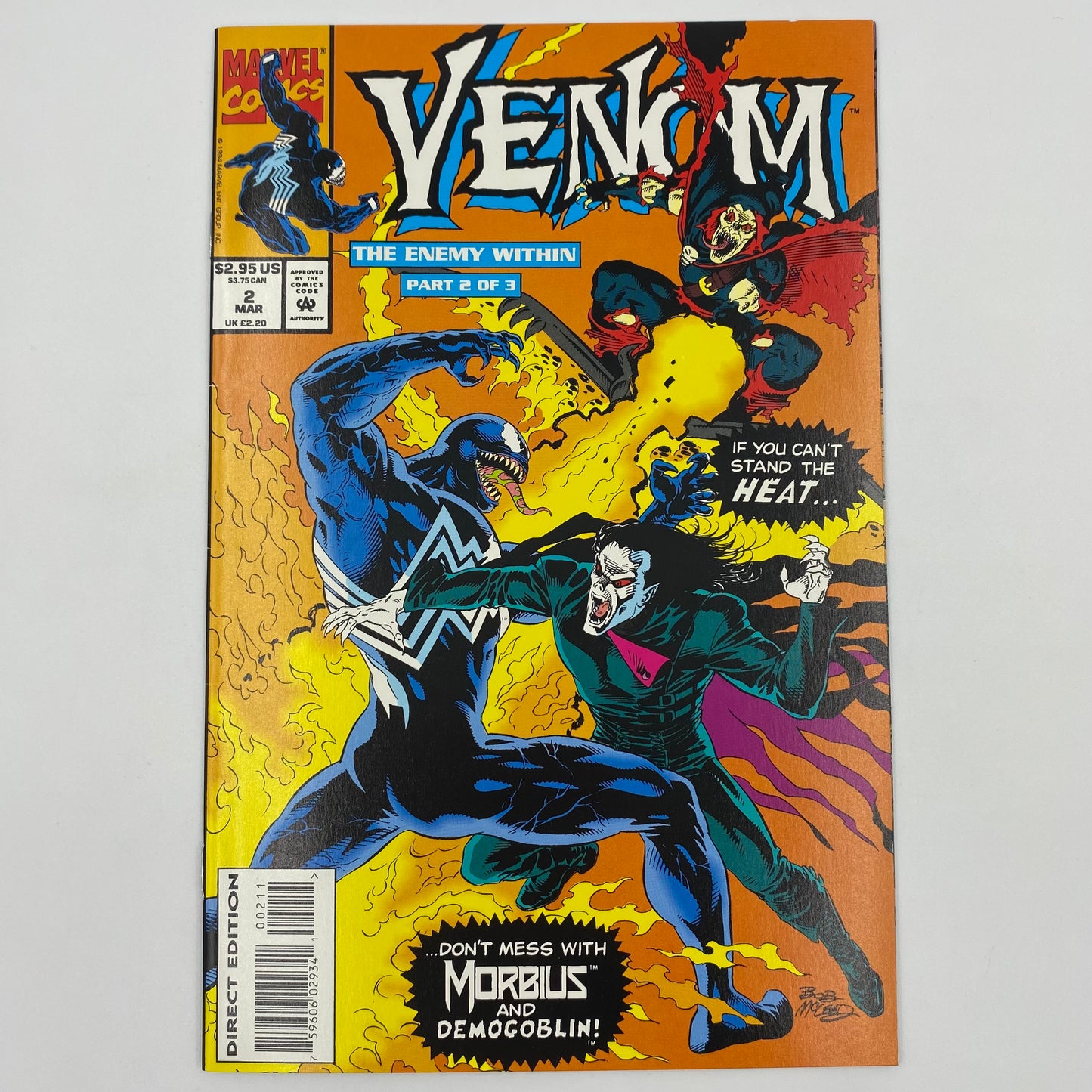 Venom The Enemy Within #2 (1994) Marvel