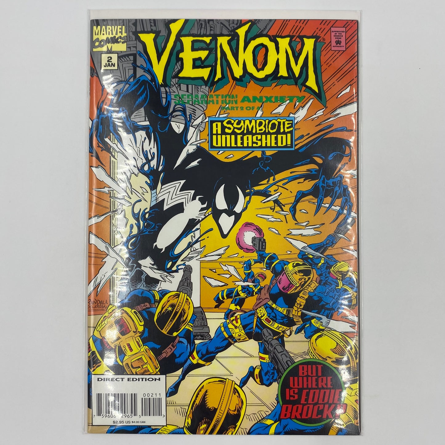 Venom Separation Anxiety #2 (1994) Marvel