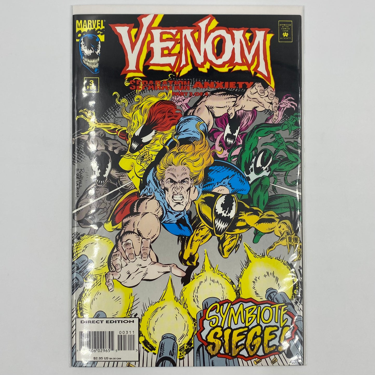 Venom Separation Anxiety #3 (1994) Marvel