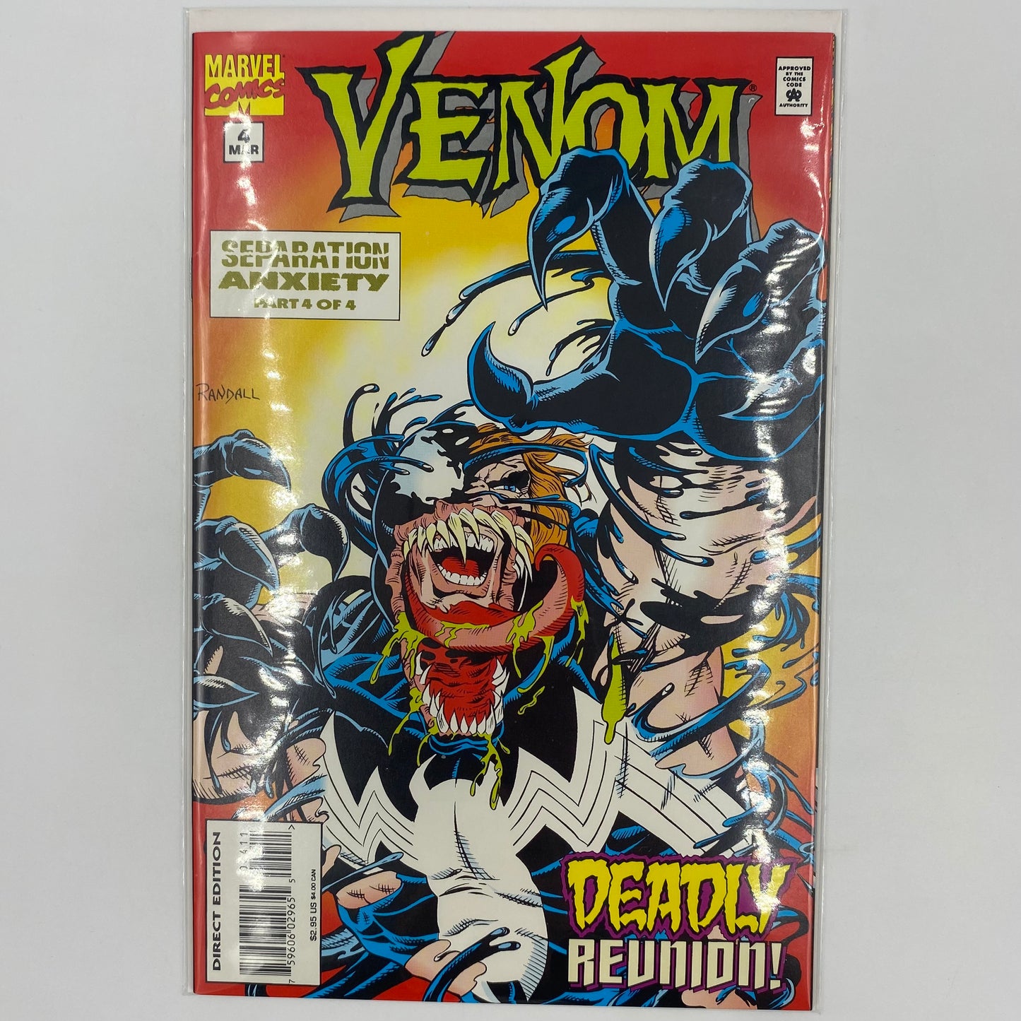 Venom Separation Anxiety #4 (1995) Marvel