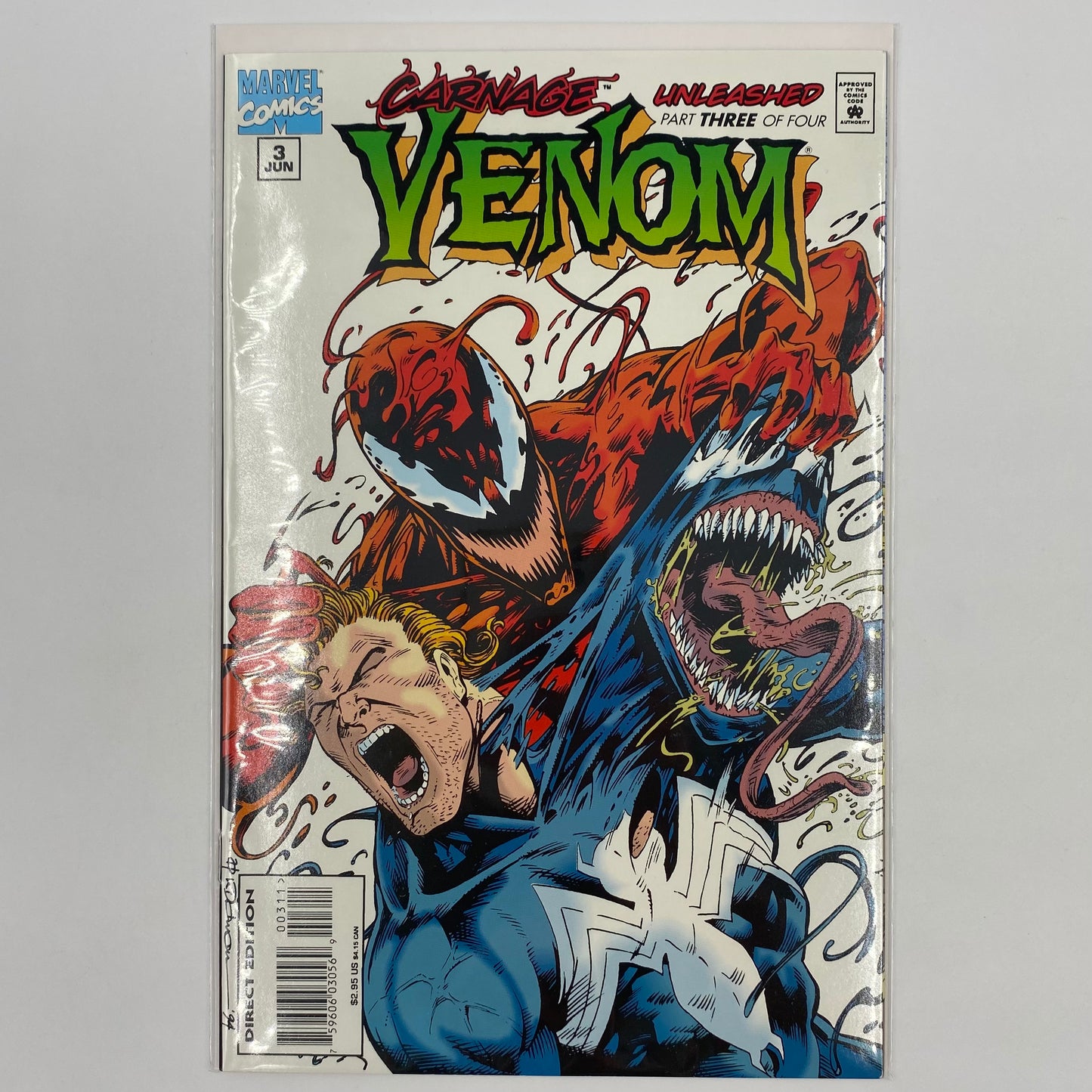 Venom Carnage Unleashed #3 (1995) Marvel