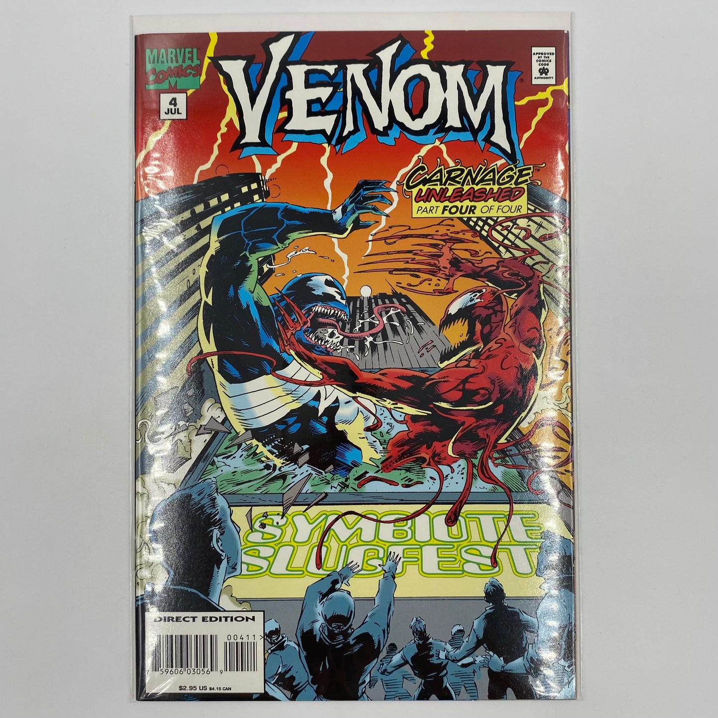 Venom Carnage Unleashed #4 (1995) Marvel