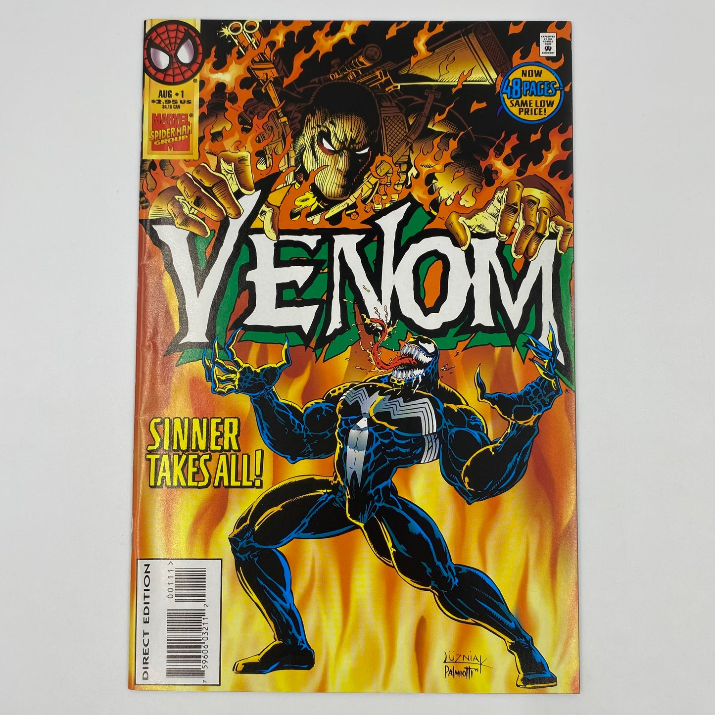 Venom Sinner Takes All #1 (1995) Marvel