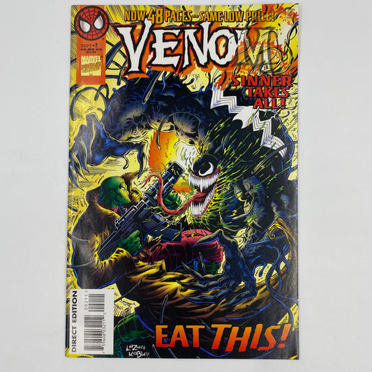 Venom Sinner Takes All #2 (1995) Marvel