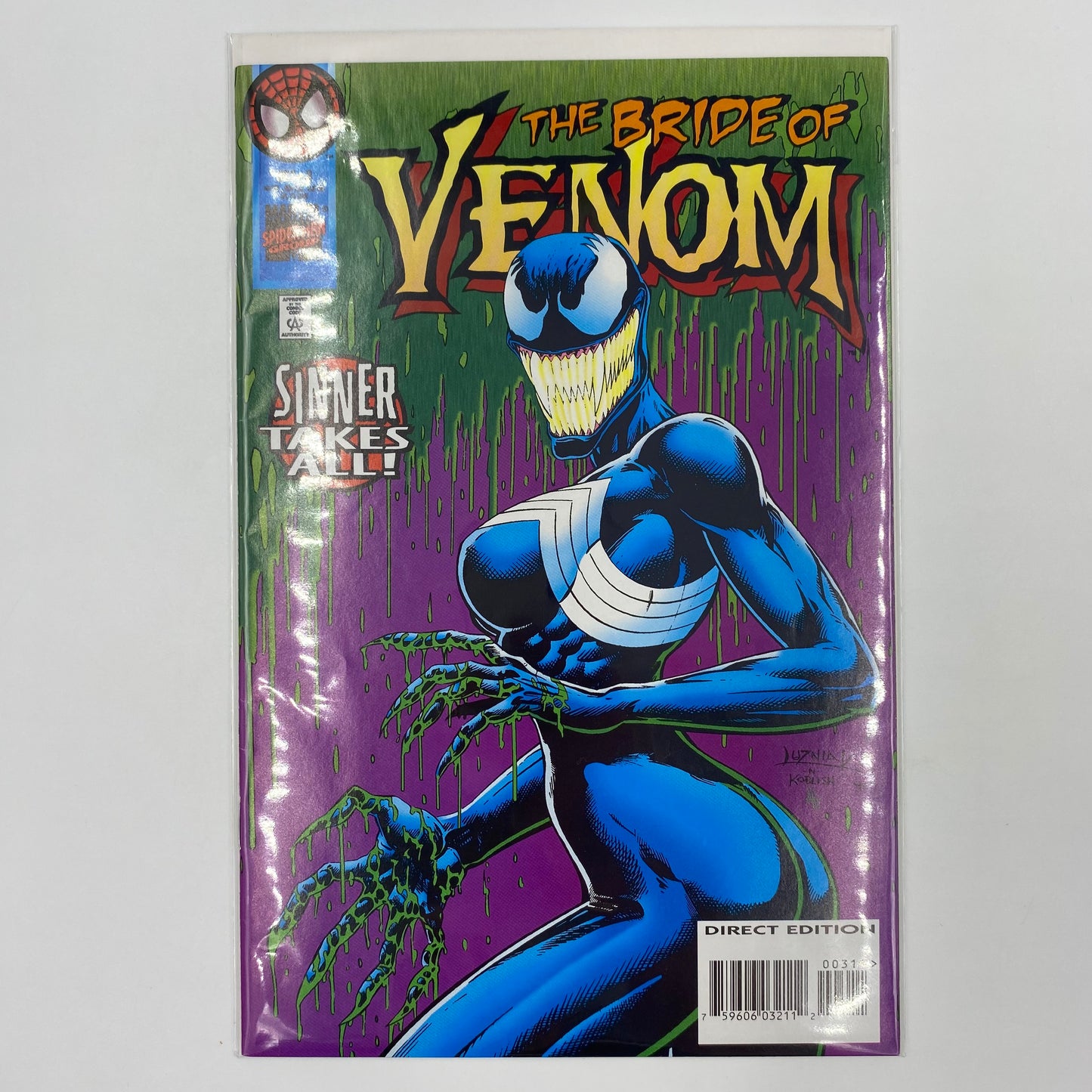 Venom Sinner Takes All #3 (1995) Marvel