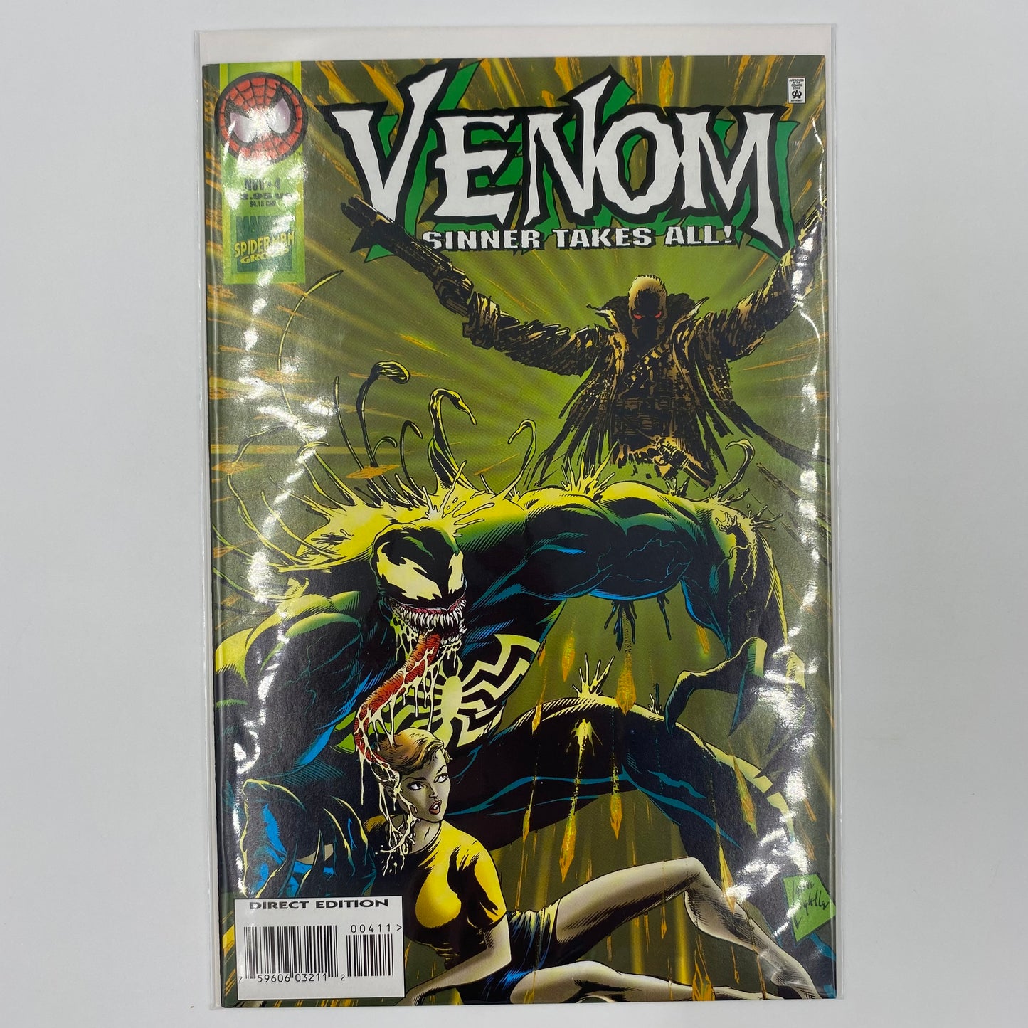 Venom Sinner Takes All #4 (1995) Marvel