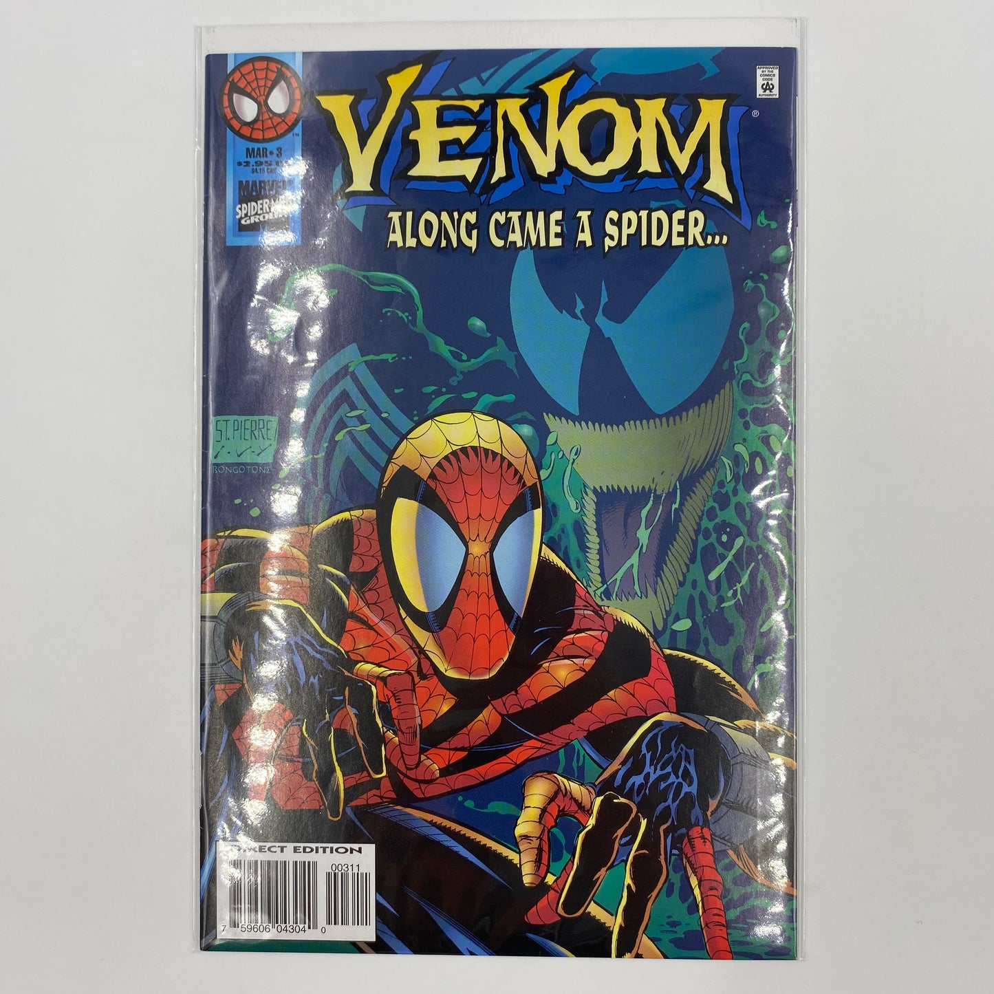 Venom Along Came A Spider #3 (1996) Marvel