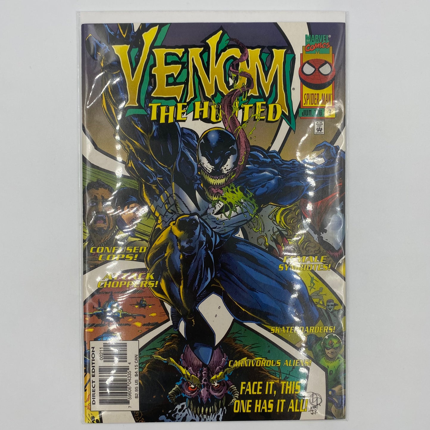 Venom The Hunted #2 (1996) Marvel