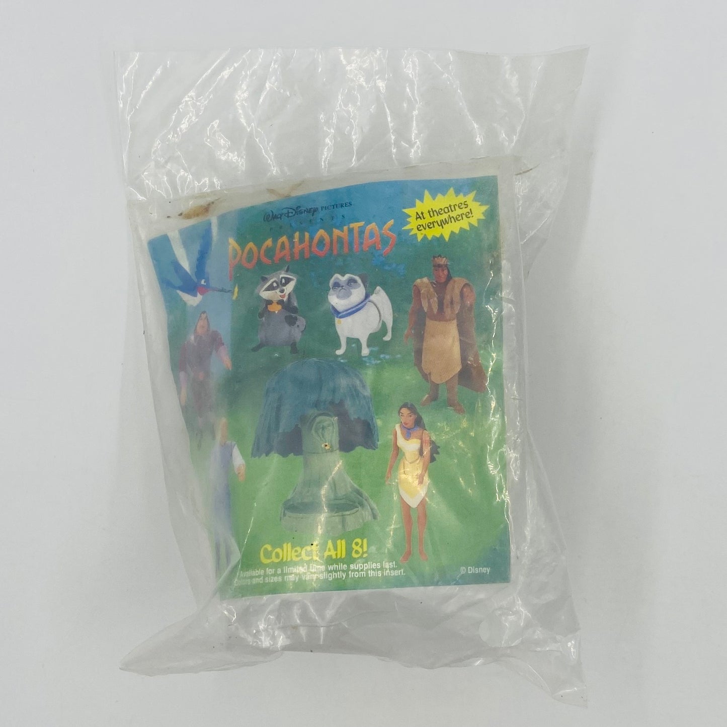 Pocahontas Meeko Burger King Kids' Meal toy (1995) bagged