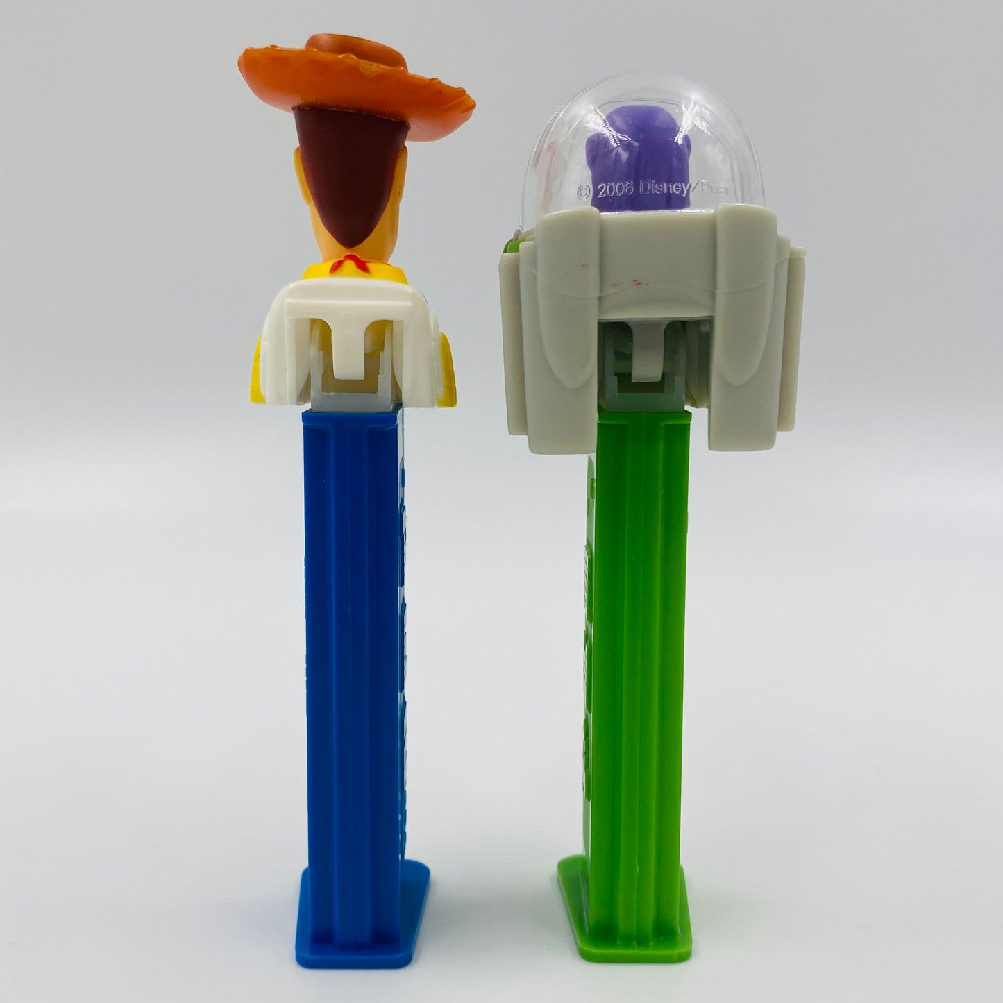 M&PC PEZ dispenser FUN PACK: Toy Story Buzz & Woody PEZ dispensers (2006) loose 5.9 China