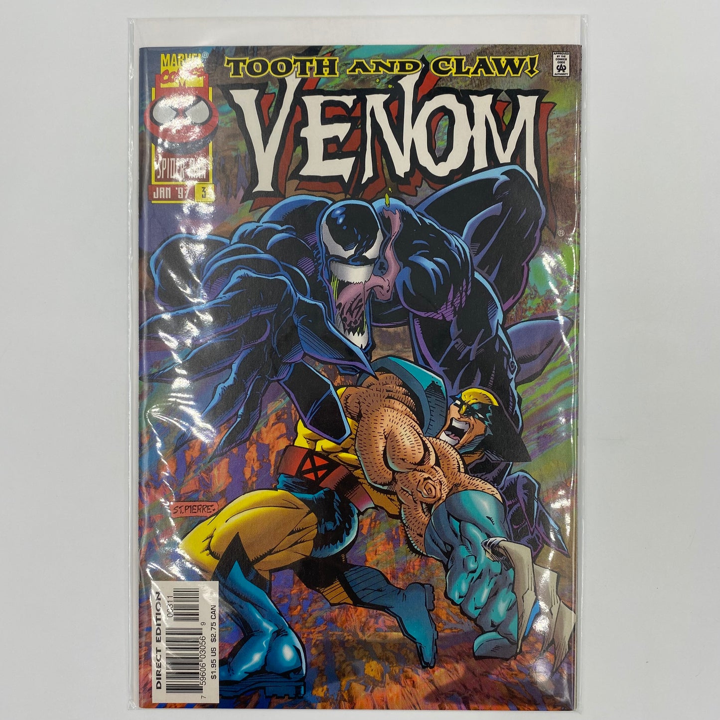 Venom Tooth and Claw #3 (1996) Marvel