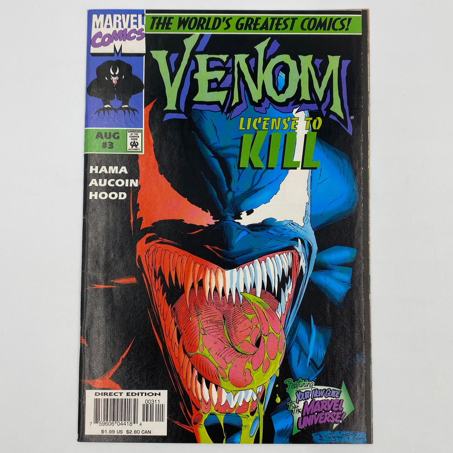 Venom License to Kill #3 (1997) Marvel